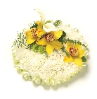 Based Posy Yellow, Green & White